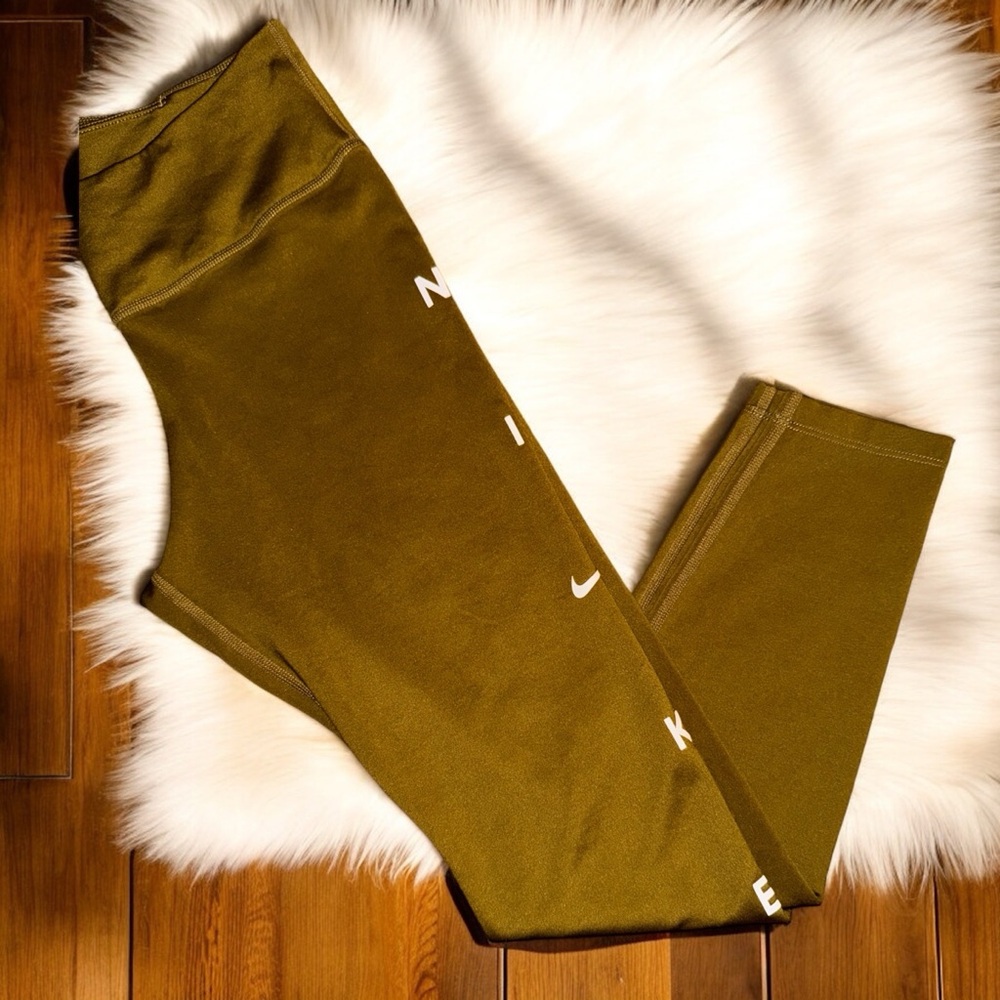 Nike Kids Olive Green Leggings